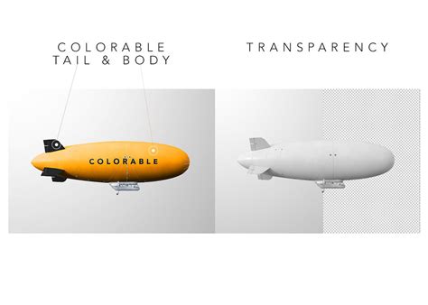 Blimp Mockup Free Free Mockups Mockup Psd 68306 Free Psd File Templates