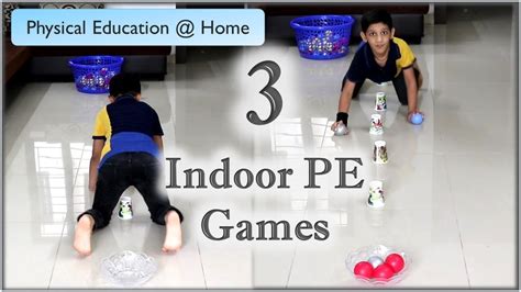 3 Fun Physical Education Games At Home Pe Games Pe Home Learning Indoor Activities For