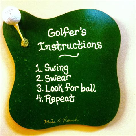 The following collection of golf scramble team names are for players looking to participate in this event. Golf problems... | Golf ball crafts, Golf humor, Golf game