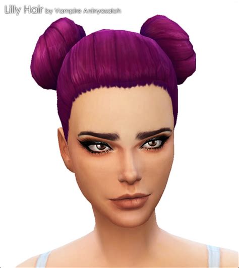 Lilly Hair New Mesh By Vampireaninyosaloh Sims 4 Hair
