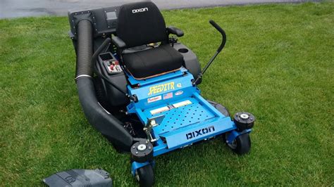 Used Dixon 42 Inch Speedztr Zeroturn Mower With Bagging System Ronmowers