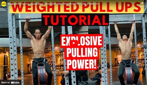 Weighted Pull Ups What Are They Muscles Worked Benefits Gymless