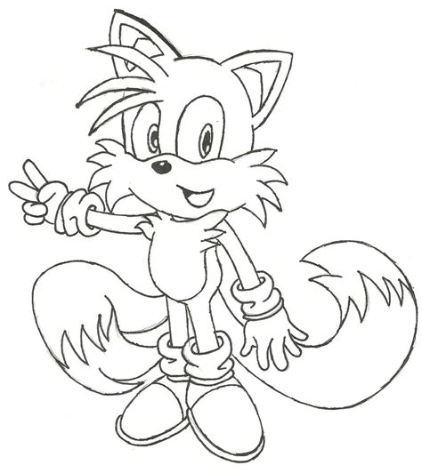 Tails Sketch By Speediothehedgehog On Deviantart