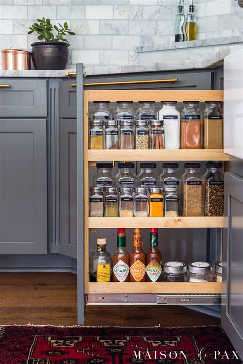 So right away you can divide your items into these two groups. How to Organize Spices - Maison de Pax in 2020 | Spice ...