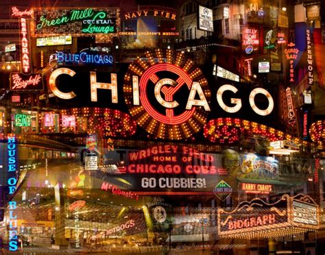 Sweet Home Chicago 16 X 20 Matted Print Chicago Il Etsy