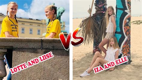 lotte and liise vs iza and elle best of june and july 2018 musically compilation youtube