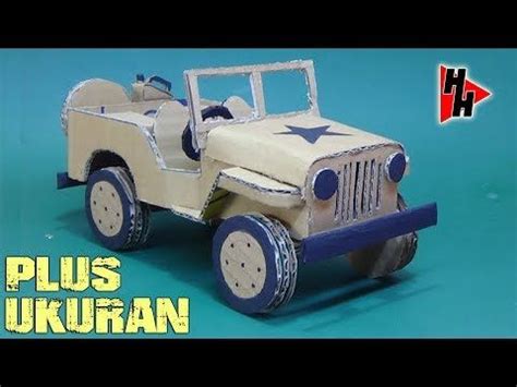 Kumpulan gambar mobil canggih dan keren. Cara Membuat Mobil Jeep Willys Dari Kardus Bekas - Plus ...