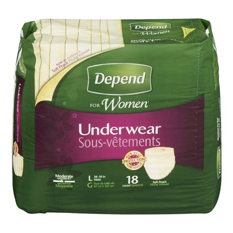 Depends Underwear Woman's Extra Absorbent Large 18S - Whistler Grocery Service & Delivery