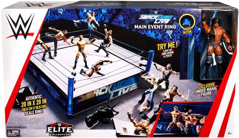 Wwe Smackdown Live Main Event Ring Mattel Ftc05 Toys And Games Playsets