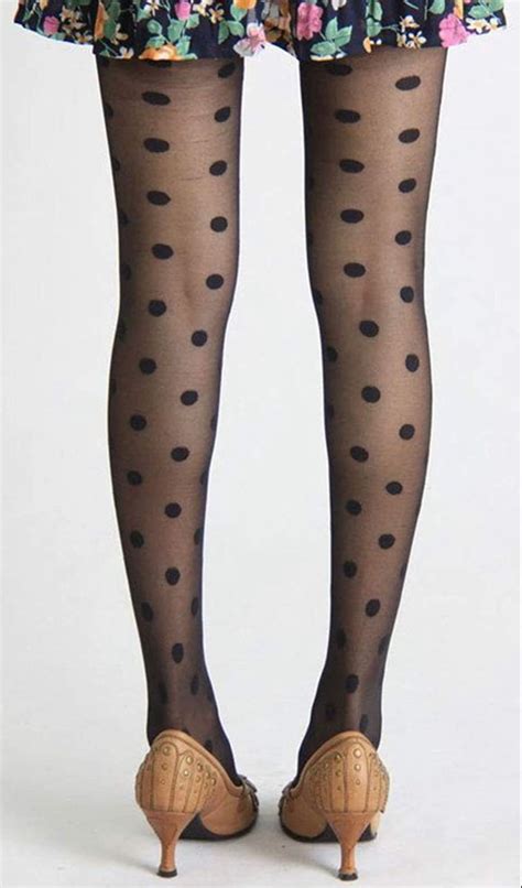 newooh vintage polka dot lace pantyhose fashion fashion tights tights