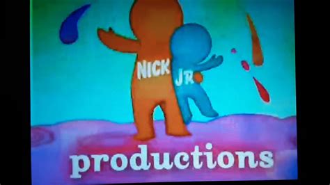 Nick Jr Productions Logo 2005 With 1999 Music Youtube