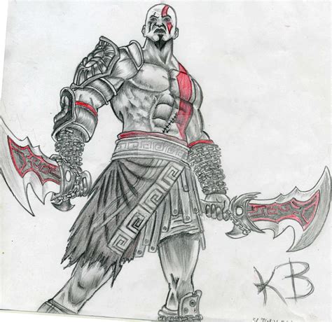 Kratos God Of War By Tsalkatraz On Deviantart