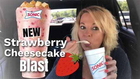 Sonic New Cheesecake Blast Review Youtube