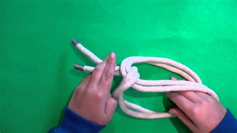 Overhand Bend Knot How To Tie Two Ropes Togethermp4 Youtube