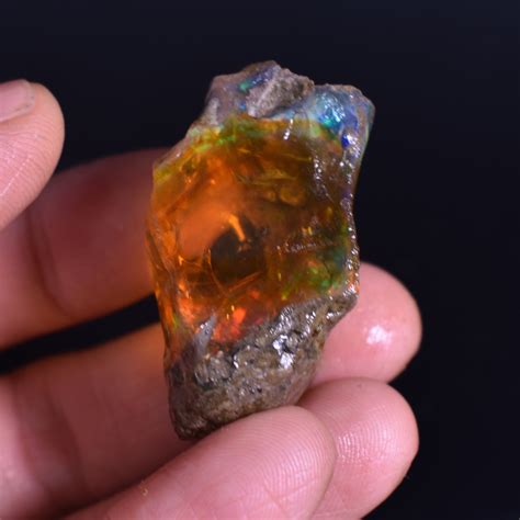 Ethiopian Crystal Opal Non Hydrophane Raw Specimen Rock 95ct Weight