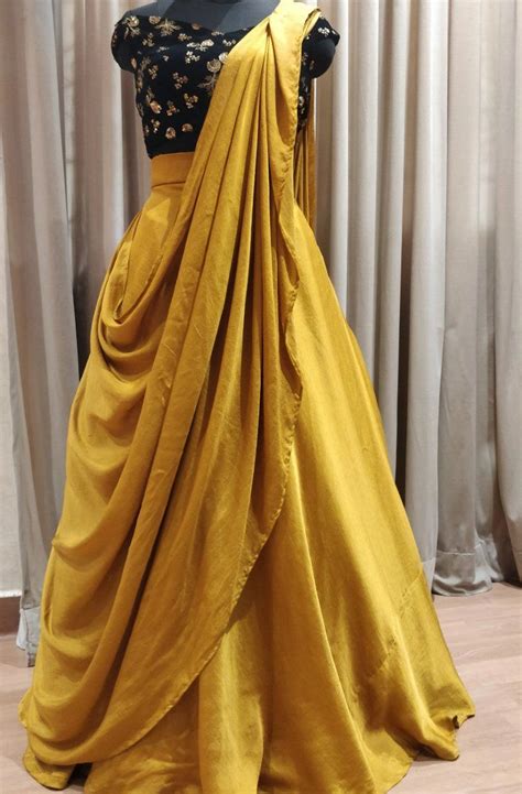 Kumkum Red Banaras Lehenga Set Anju Shankar Label Pink Ruffle Skirt Gold Skirt Sequins