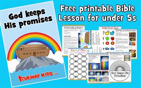 God Keeps His Promises Free Printable Bible Lesson For Preschoolers
