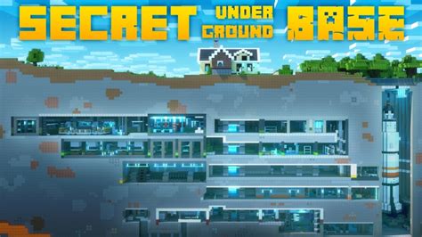 Secret Underground Base In Minecraft Marketplace Minecraft