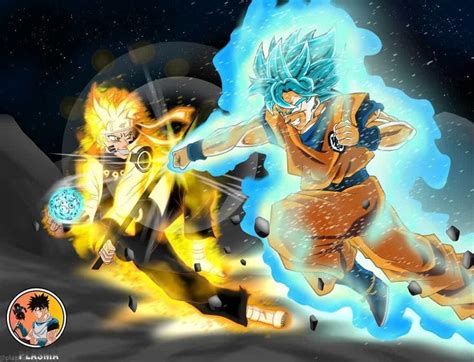 Naruto Modo Sabio de los Seis Caminos/Six Paths Sage Mode Vs Goku ssj