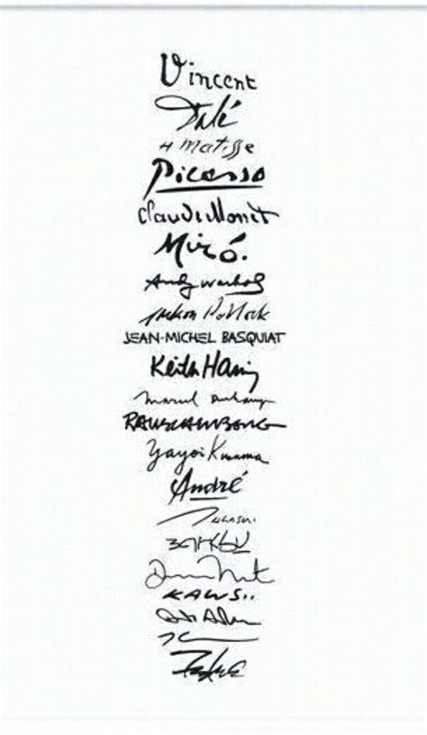 √ Picasso Signature On Paintings