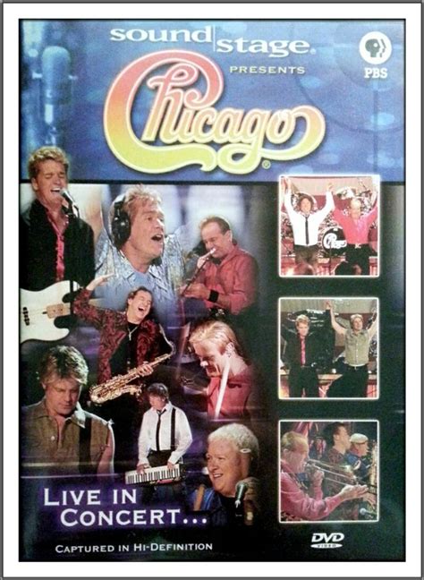 Soundstage Presents Chicago Dvd Koc Dv 6244 2003 Chicago The Band