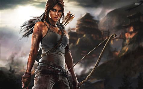 70 Lara Croft Tomb Raider Wallpapers Wallpapersafari