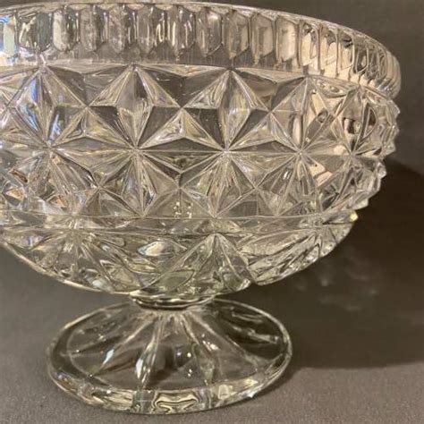 Vintage Pressed Glass Fruit Bowl Antique Glass Hemswell Antique Centres