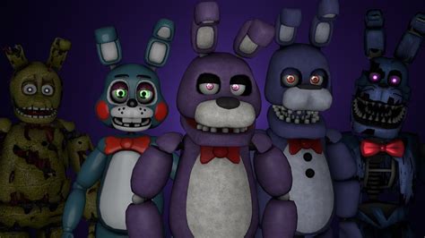 Sfm Fnaf The Old Models Of Bonnie The Bunny Timelapse Youtube