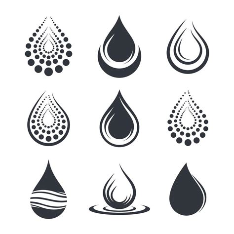 Water Drop Logo Images 3447779 Vector Art At Vecteezy