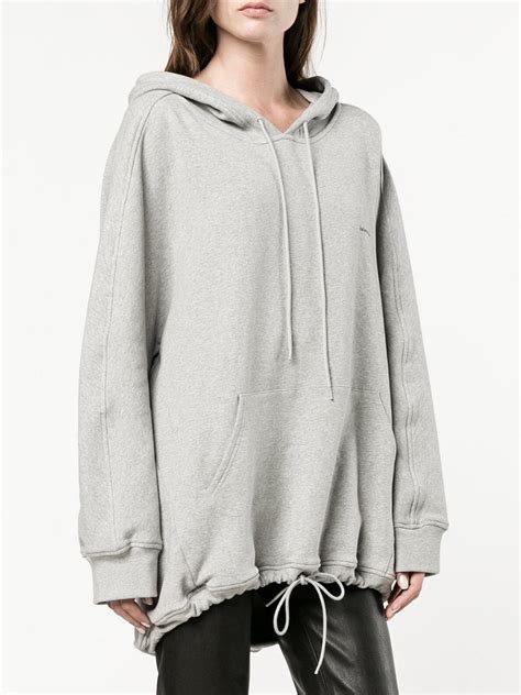 Find balenciaga sweaters, hoodies, shoes & more. Lyst - Balenciaga Oversized Hoodie in Gray