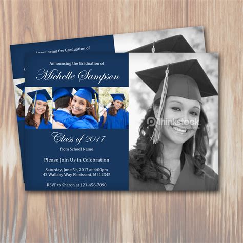 Maybe you would like to learn more about one of these? Customizable Color Graduation Party Invitation Template
