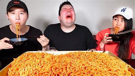 13x Spicy Nuclear Fire Noodles • New Limited Edition • Mukbang Youtube Mukbang Food Videos