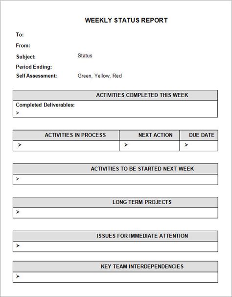Sample Status Report Template 7 Free Documents Download In Word Pdf Ppt