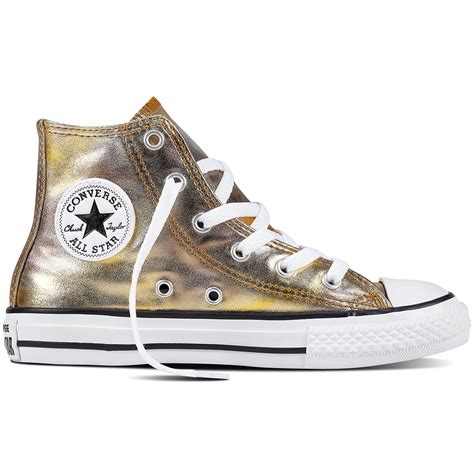 Converse CT AS Hi Chuck Taylor All Star Kinder metallic gold