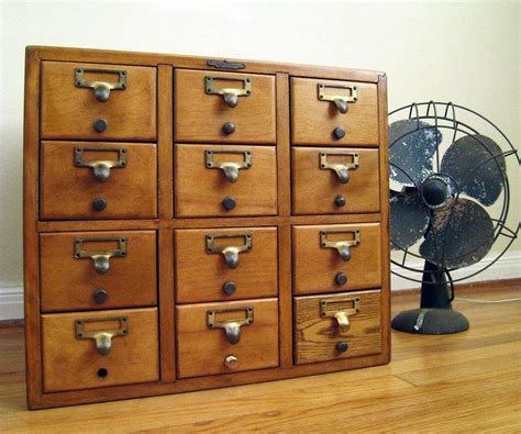 There are 102 library card catalog cabinet for sale on etsy, and they cost $476.24 on average. Pin en For the Home