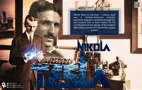 Nikola Tesla Was A Serbian American Inventor Electrical Engineer