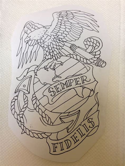 Browse our eagle globe and anchor images, graphics, and designs from +79.322 free vectors graphics. Usmc Emblem Drawing at GetDrawings | Free download