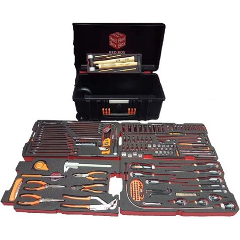 Red Box Rbi9900tm Mechanic Metal Step Case With Tools Metric Kit