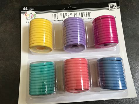 3 Options Of Happy Planner Discs Rings Value Pack Mini Etsy