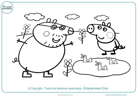 Dibujos de Peppa Pig para colorear 【Descarga gratis】
