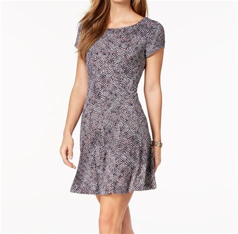 Connected Apparel Connected Apparel Womens Petite Printed Sheath