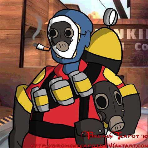 Pyros Face Revealed By Brokenteapot On Deviantart Team Fortress 2