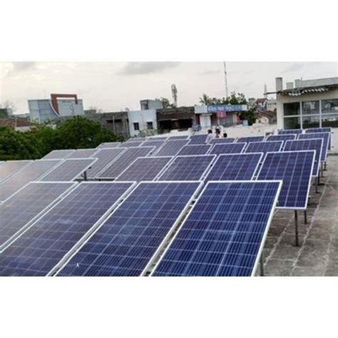Mounting Structure Grid Tie Commercial Solar Rooftop System, Capacity