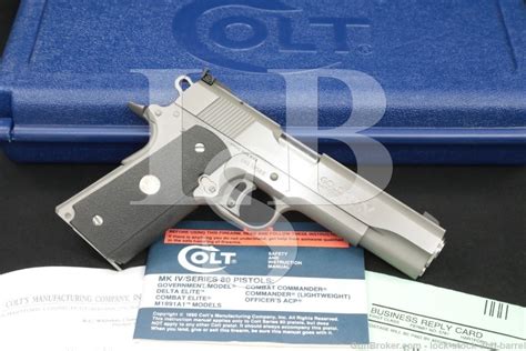 Colt Gold Cup National Match Stainless Enhanced 1911 45 Acp 1994 Atf