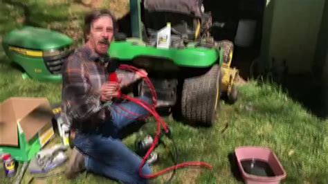 An exclusive formulation, specifically designed to protect john deere transmissions, final drives and hydraulic systems. John Deere X320 Transmission fluid change without removing ...