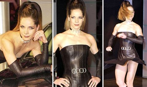 strictly come dancing judge darcey bussell flashes knickers in dominatrix style leather