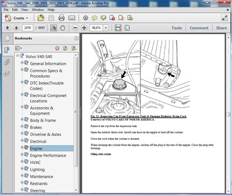 Volvo V40 & S40 2000 2001 2002 2003 2004 Repair Manual - servicemanualspdf