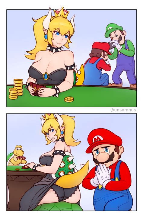 Rule 34 Ass Big Breasts Bowsette Breasts Cleavage Female Koopa Large