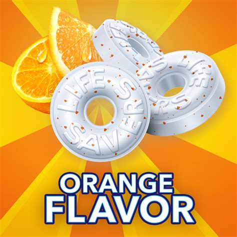 Lifesaver Orange Mint 5 Lbs Individually Wrapped Hard Candy
