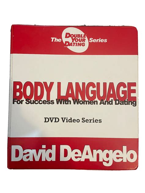 David Deangelo Double Your Dating Body Language Dvd Series Ebay